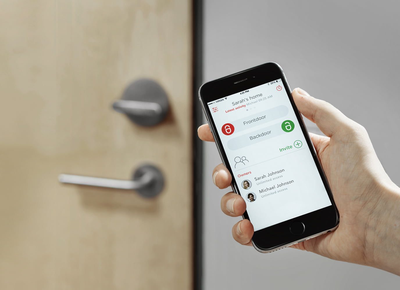 Friday Lock replaces keys by enabling user to unlock doors using a  smartphone - nordicsemi.com